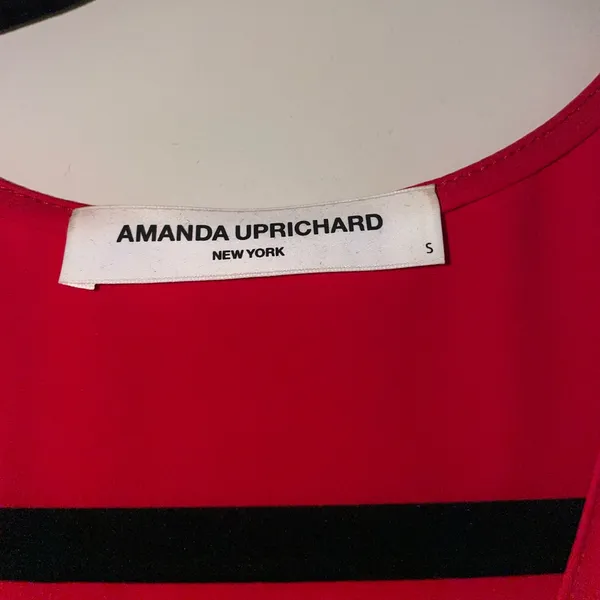 Amanda Uprichard Chantal Dress in Lipstick - Image 4