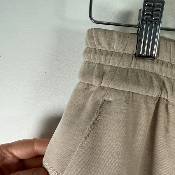 Lululemon Softstreme High Rise Relaxed Straight Leg Pant Beige Tan READ Womens 4 - Image 5