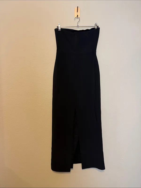 Lovers and Friends Raine Strapless Gown in Black Cut Out Front maxi dress Size 6 - Image 7