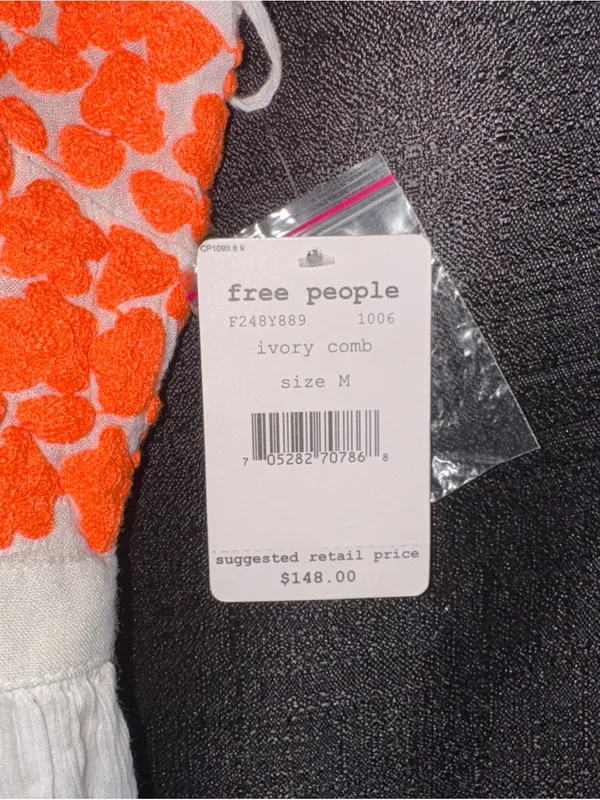 NWT Free People India Gauze Cloud Watching Dress Retail $148 - Image 5