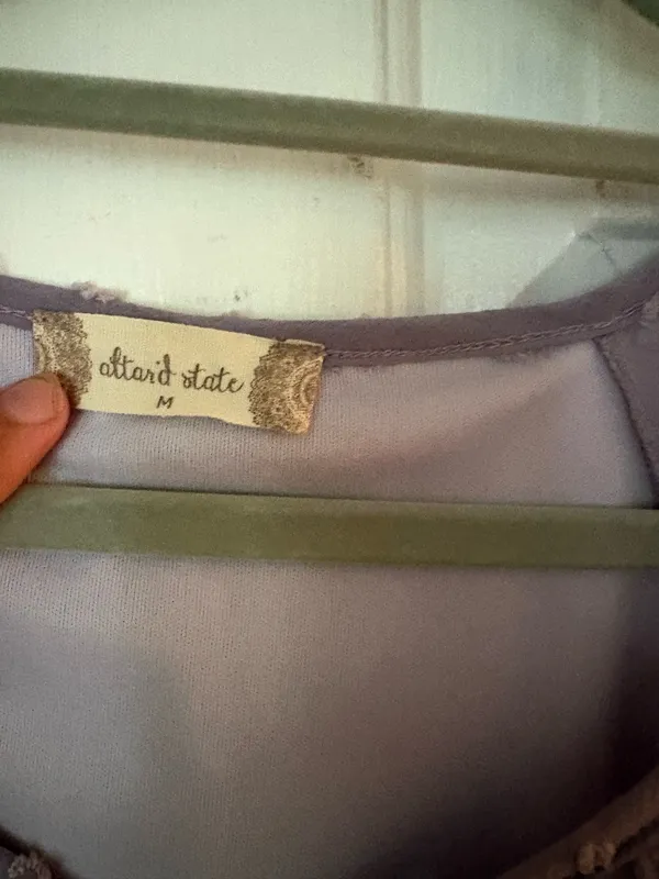 Purple Long Sleeve Altar'd State Dress - Image 3