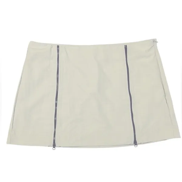 Zara Grey Mini Skirt Casual Resort Wear - Image 14