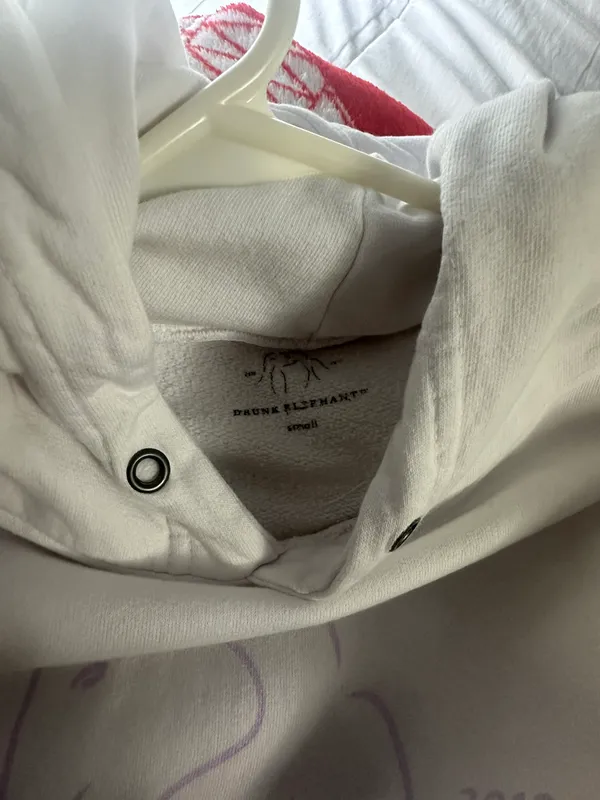 Drunk Elephant Hoodie White - Image 3