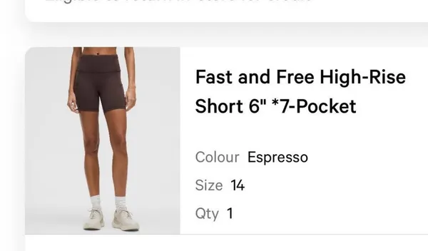 Fast And Free High-Rise Shorts 6" Lululemon - Image 5