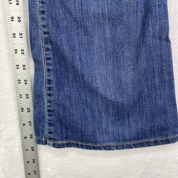 Adriano Goldschmied The Damsel Jeans Womens 28R Blue Denim Straight‎ Made In USA - Image 5