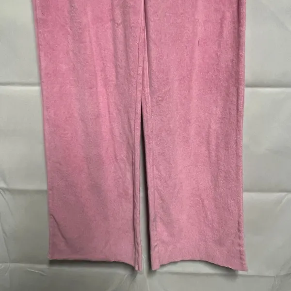 I.AM.GAIA Terry Pants Womens XS 100% Cotton High Waist Wide Leg Gilry Romantic - Image 6