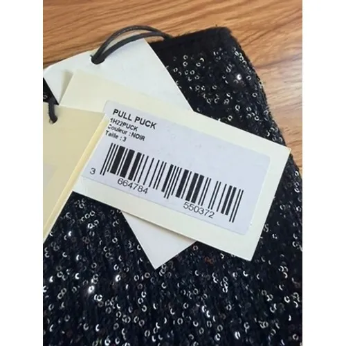 ba&sh Puck Pull Black Sequin Strapless Bustier Top Size 3 M/L Party Going Out - Image 11