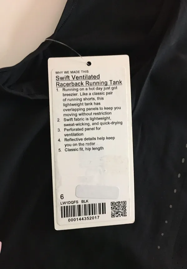 Swift Ventilated Racer back Running Tank - Image 4