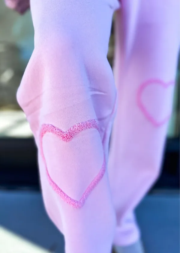 2 piece heart set Pink - Image 3