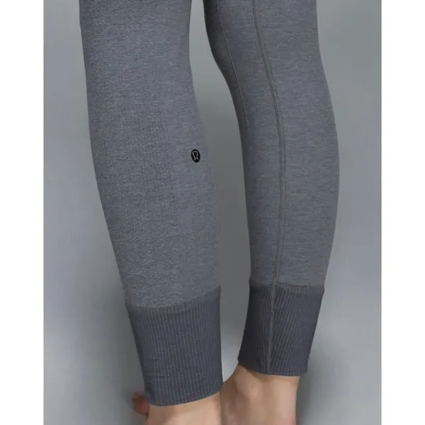 Lululemon Ebb To Street Leggings Size 6 Gray Seamless Medium Rise Pant Gorp‎ Gym - Image 2