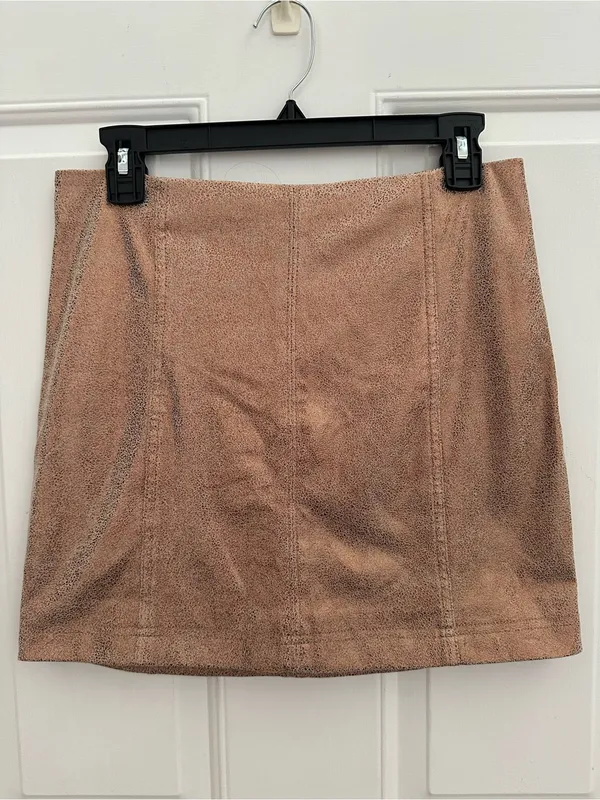 Free people Sparkle Metallic copper Mini Skirt - Image 4