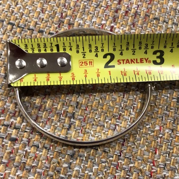 Sterling Silver Spring Closure Locking Clasp Closure Bangle Bracelet Silver - Image 11