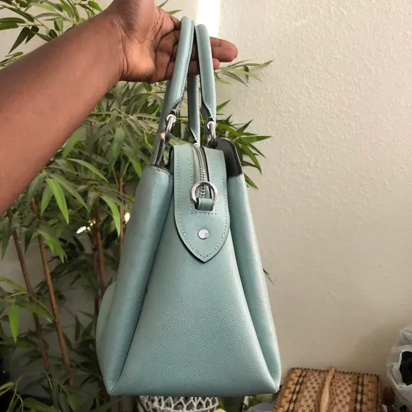 Coach Lillie Carryall Light Pastel Blue Satchel Hand bag Purse A2223 - 91493 - Image 2