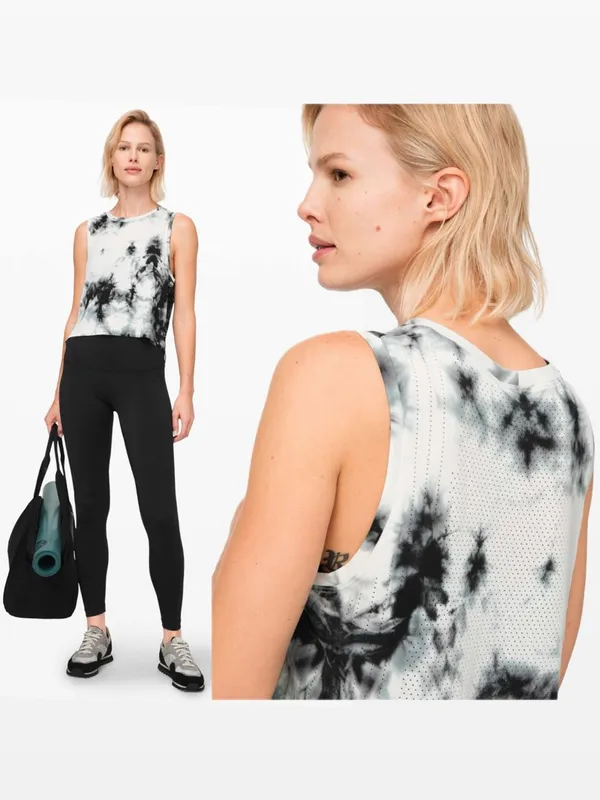 LULULEMON Train to Be Tank in *Shibori - Deep Coal / Deep Coal Sz. Medium - Image 2