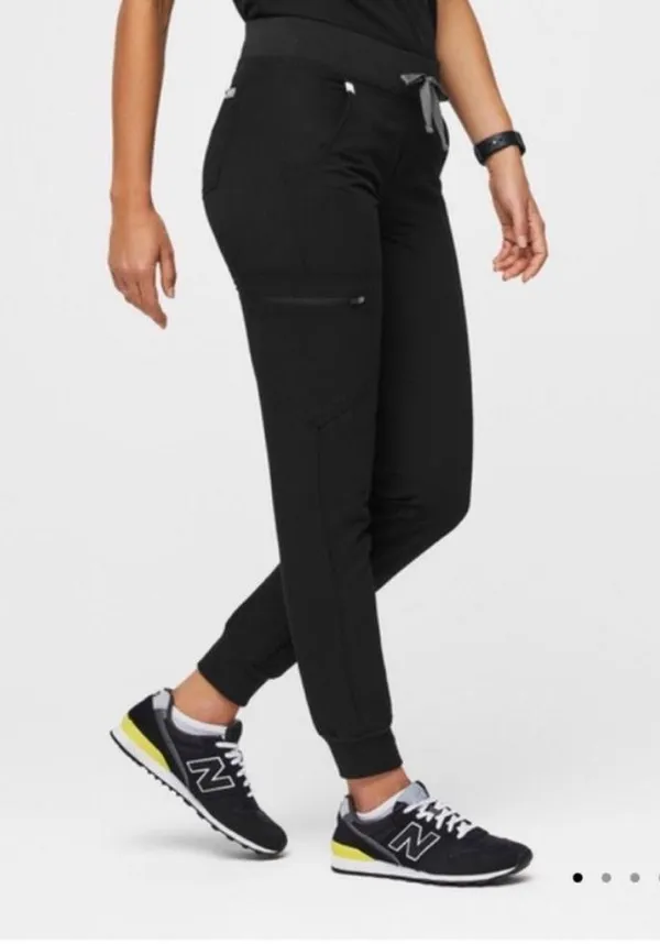FIGS Zomora black fig scrub pants size XS doctors nurse scrub pants work wear women’s - Image 8