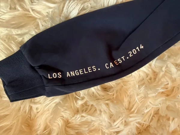 Navy Young LA Hoodie Blue - Image 3