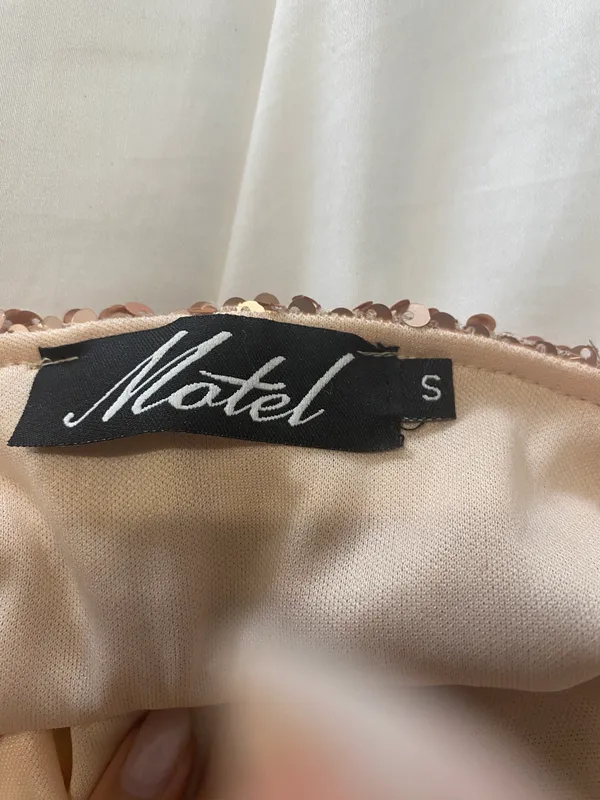 Motel Sequin Dress - Image 3