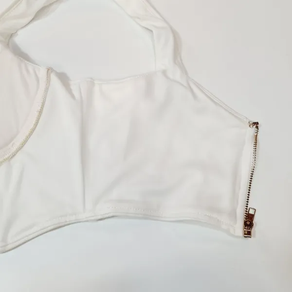 Superdown Wren Bustier Top in White - Image 7