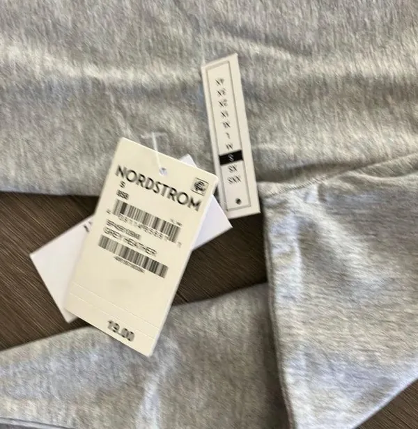 BP Grey Long Sleeved Crop Top - Image 6