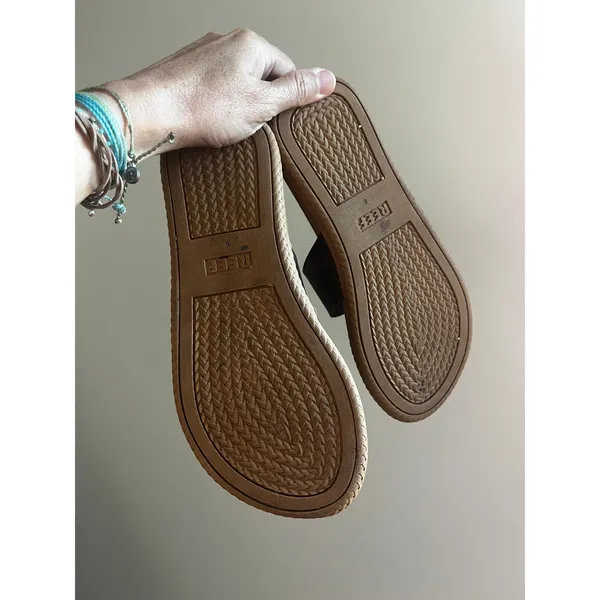 Reef Cushion Bounce Vista Thong Sandals 6 Brown Coastal Beach Slides Boho Chic - Image 8