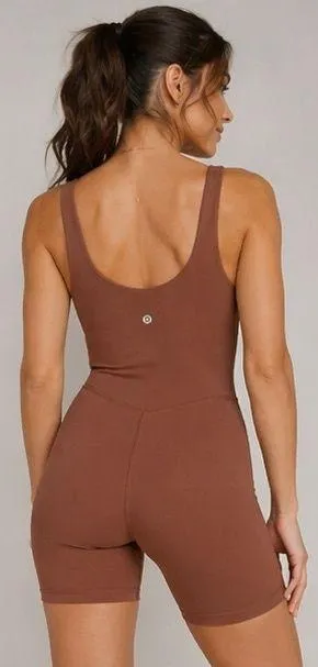 Lululemon Align Bodysuit Shorts 5” Hemmed Ancient Copper Size 0 - Image 5