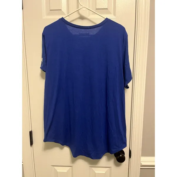 Women's Junior Fortnite Blue Loot Llama Unicorn T-Shirt Tee Shirt 3X - Image 4