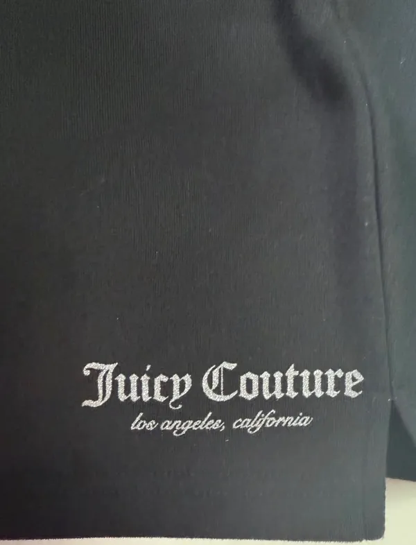 Juicy Couture Black Women's Black Sweat Shorts XL MSRP $69 NWT - Image 7