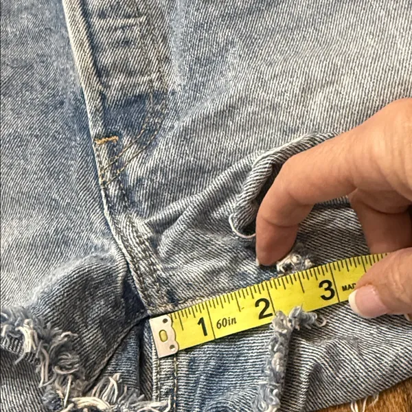 LEVI’S 501 Classic High Rise Button Fly Denim Shorts Size 31 - Image 11
