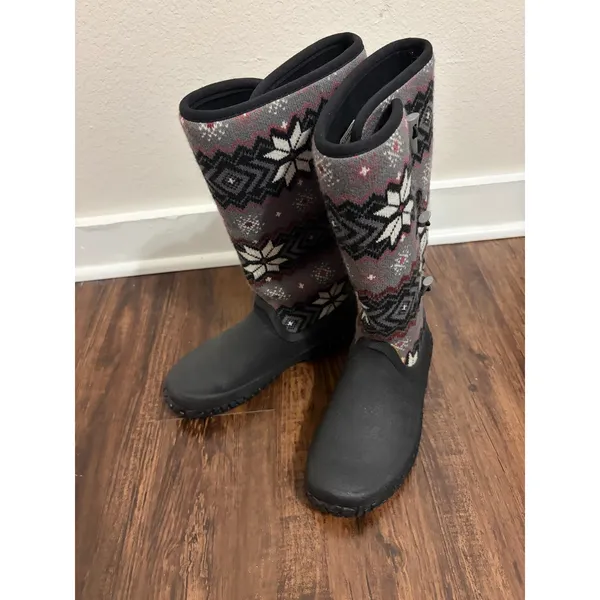 NEW Lacrosse Waterproof Winter Boots Women's Size 8 Myrick Snowflake 14" Boot - Image 3