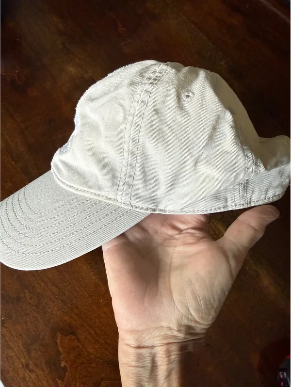 NWOT’s Adidas Classic Beige Cotton Baseball Cap with Logo - Image 3