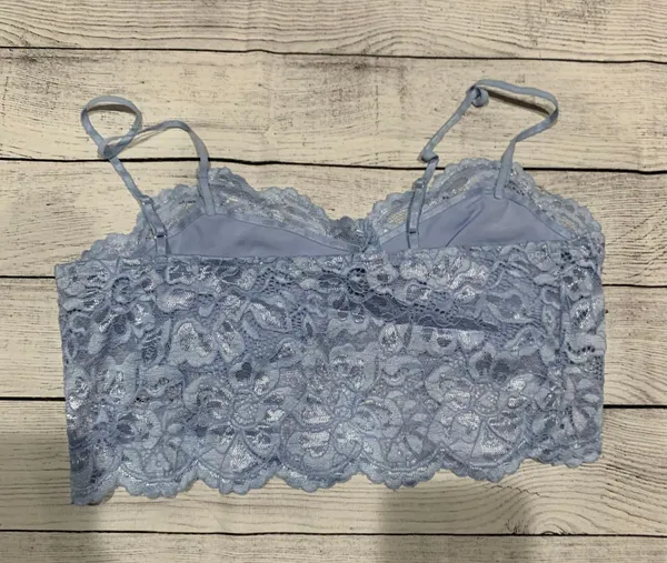 Periwinkle Color Lace Top - Image 2