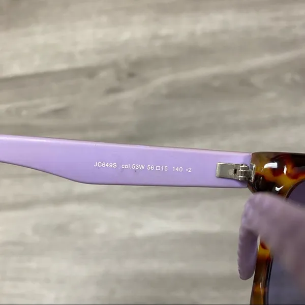 Just Cavalli Tortoiseshell Purple Cat Eye Sunglasses - Image 8