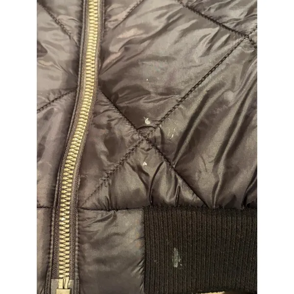 Patagonia Diamond Quilted Bomber Jacket Womens XS Black Full Zip STY28106 FA19 - Image 12
