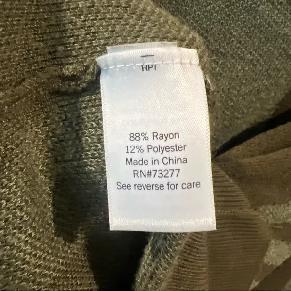 Nine West Green Patterned Women's Sweater - Image 11