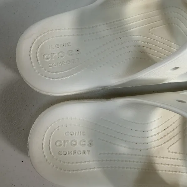 Crocs Mens 8 Womens‎ 10 Classic Sandal Two Strap Slide Unisex Comfort Sandal - Image 7