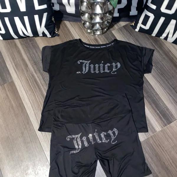 Juicy Couture Black Lounge Set - Image 4