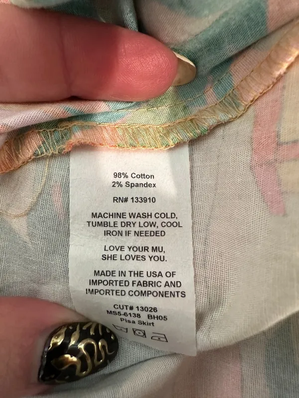Show Me Your Mumu Pisa Maxi Skirt Postcards From Italia XL NWT - Image 5