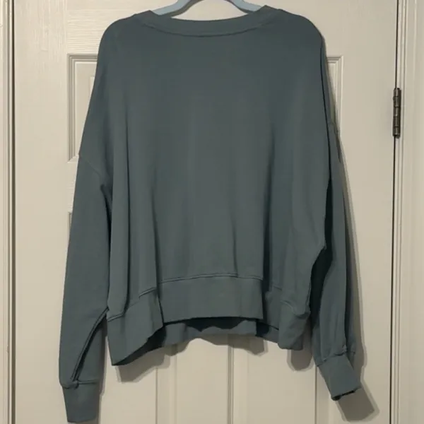Crewneck Sweatshirt | Old Navy | Teal | XXL | NWT - Image 3