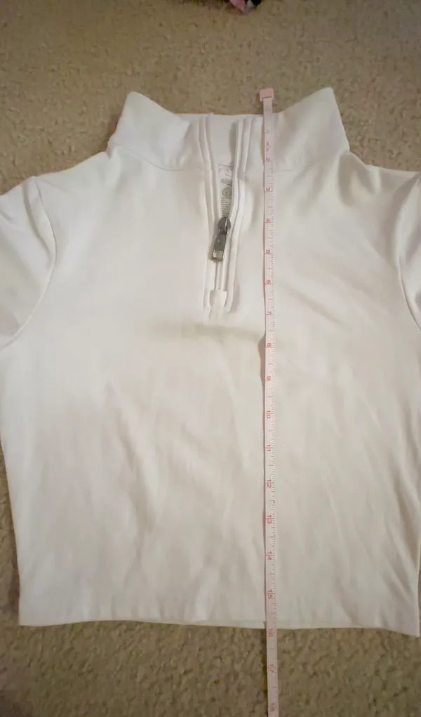 Vitality / Balance Athletica white cropped quarter zip 🤍 - Image 6