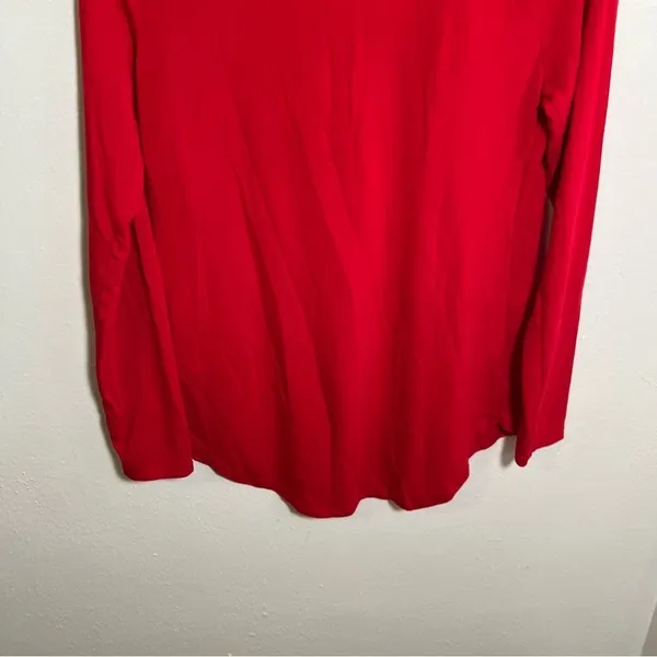 Isabel Maternity Women's Size Small Santa Baby Holiday Graphic Long Sleeve Tee‎ - Image 8