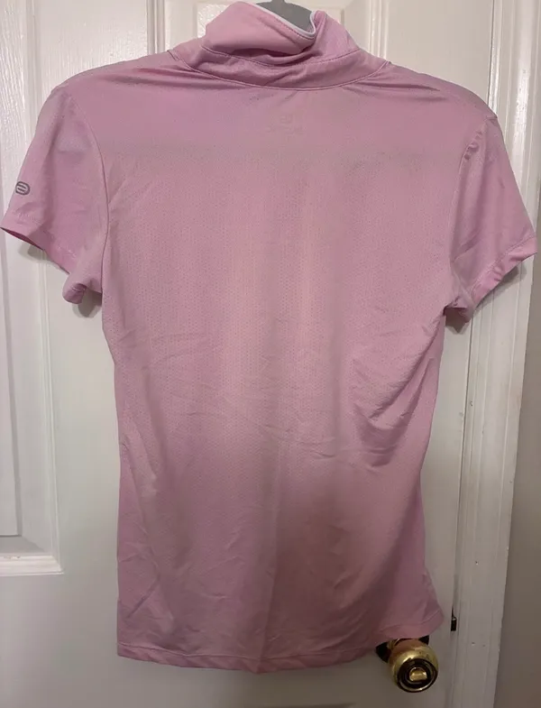 Etonic Women’s Pink Short Sleeve Polo Shirt - Image 2