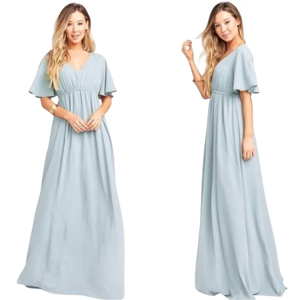 Show Me Your Mumu Silver Sage Maxi Dress NWT Bridesmaid Large - Image 2