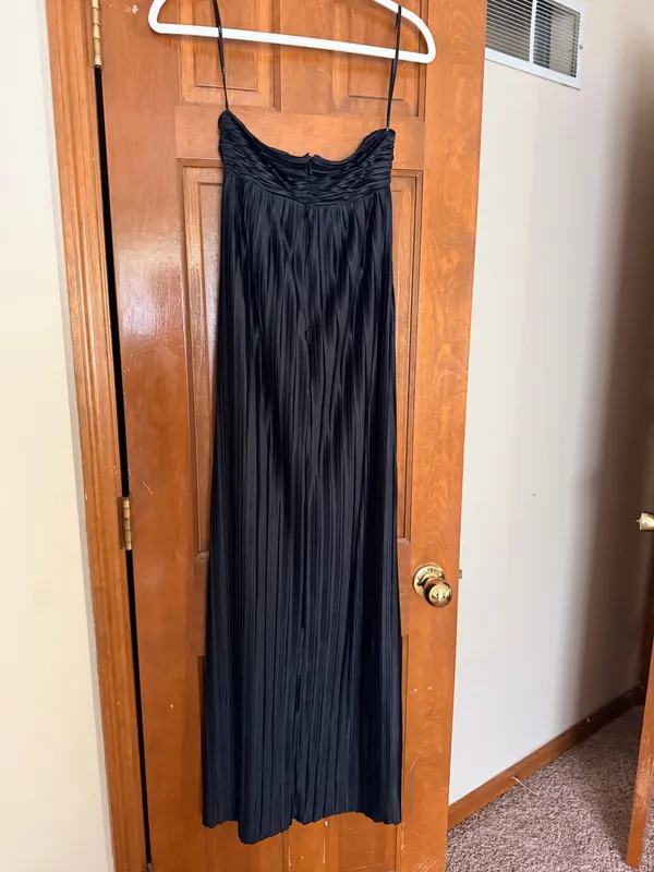 Lulus Maxi Strapless Dress Black - Image 3