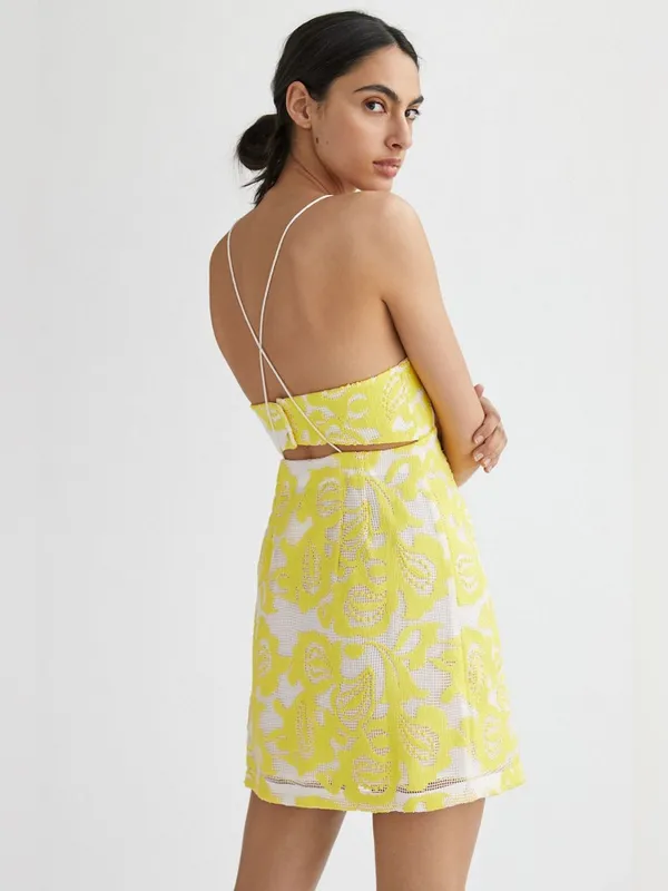 Anthropologie Maeve Floral Strappy Mini Dress - Image 10