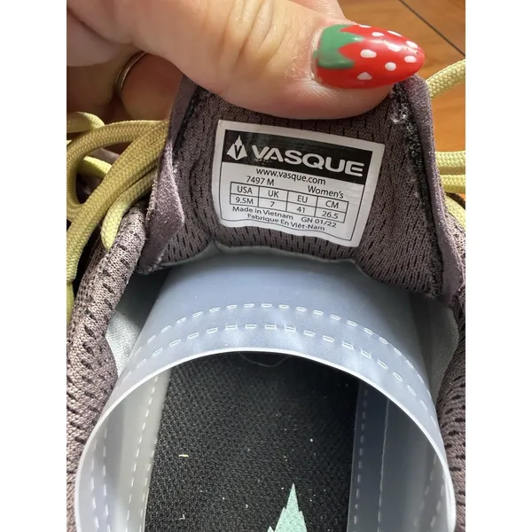 Vasque Breeze LT Low NTX Athletic Sneakers Wmn's 9.5 Grey Lace Up Low Top Hiking - Image 7