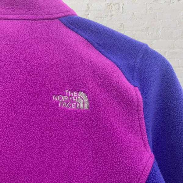 North Face FlashDry Fleece Jacket Purple Pink S Cozy Athletic Outdoor Retro - Image 7