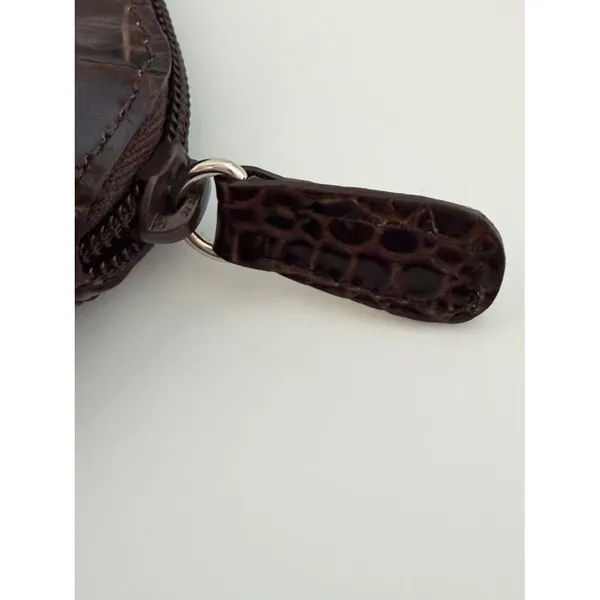 Brighton Leather Coin Pouch Set Heart Detail Croc Zip Small Wallets Mini Set - Image 6