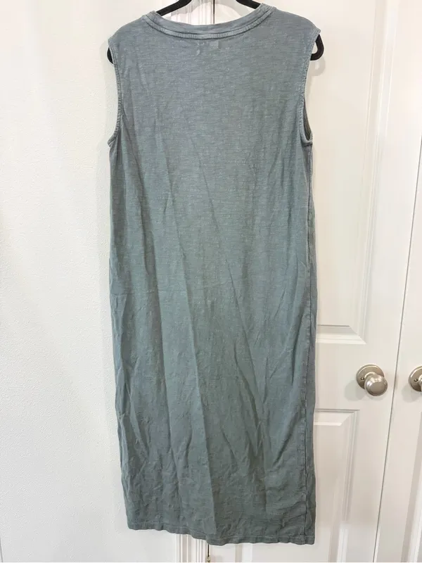Lou & Grey Sleeveless Maxi Dress in Slate Blue-Gray - Image 2