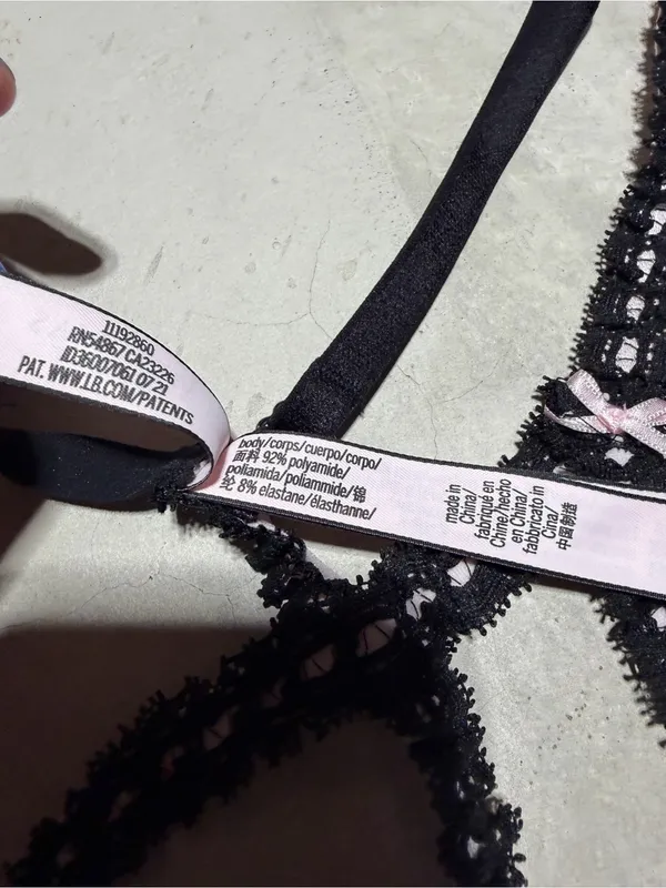 Victoria’s Secret dream angels ribbon slot strappy teddy Lingerie Pink large - Image 7