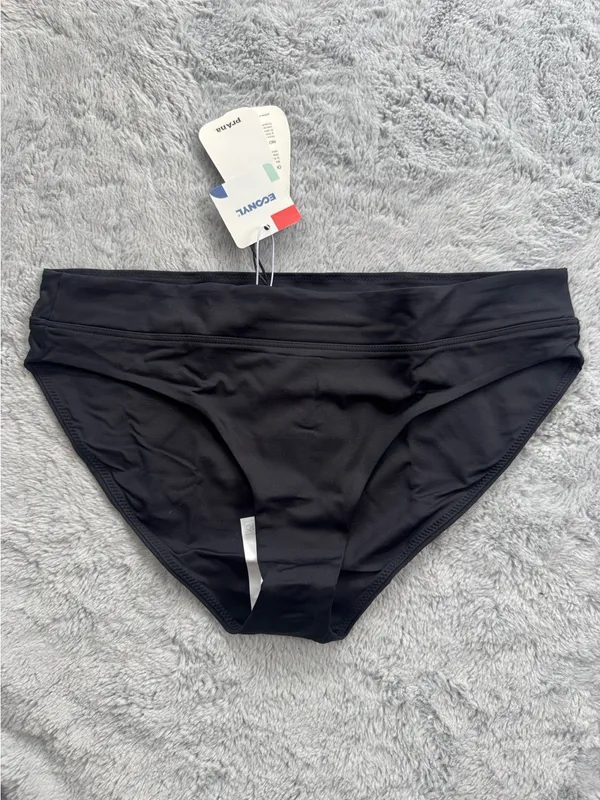 Prana Summer Wave Bikini Bottom Black Small - Image 5